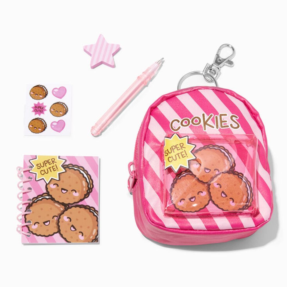 Pink Cookies 4'' Backpack Stationery Set