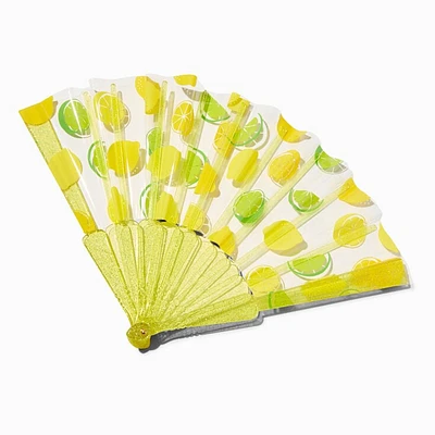 Citrus Slice Personal Folding Fan