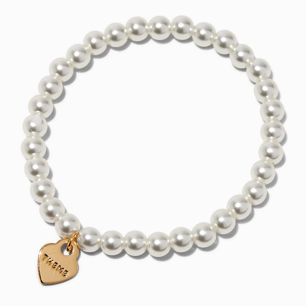 T H E M E x Claire's Pearl Stretch Bracelet