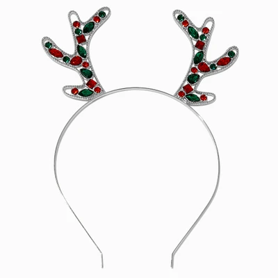 Gemstone Reindeer Antler Headband