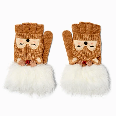 Reindeer Convertible Gloves