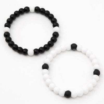 Yin Yang Fortune Stretch Bracelets - 2 Pack