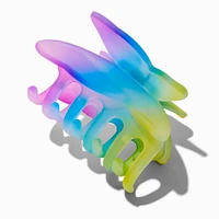 Rainbow Butterfly Frosted Hair Claw