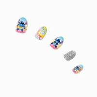 Disney Stitch Claire's Exclusive Summer Press On Faux Nail Set - 20 Pack