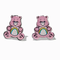 Care Bears™ Sterling Silver Enamel Cheer Bear Stud Earrings