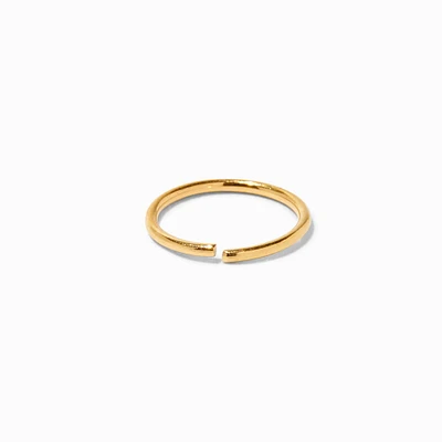 20G Gold-tone Titanium Hoop Nose Ring