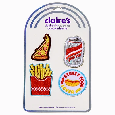DIY American Food Stick-On Patches - 4 Pack