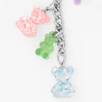 Glitter Bear Charms Keychain