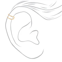 Mixed Metal Thin Wire Ear Cuffs - 3 Pack