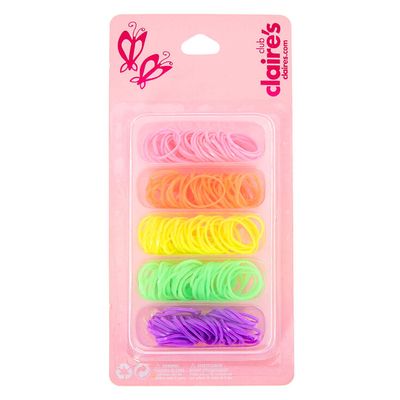 Claire's Club Neon Hair Ties