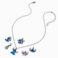 Disney Stitch Claire's Exclusive BFF Charm Necklace