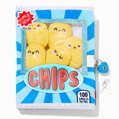 Chips Plush Lock Diary