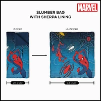 Spider-Man™ Web Chill Silk Touch Throw Blanket Sherpa Slumber Bag (ds)