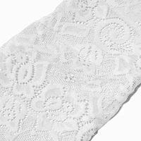 White Lace Long Gloves