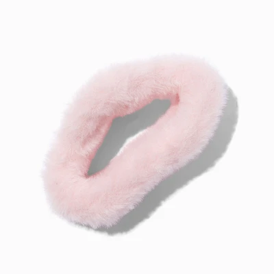 Furry Blush Pink Medium Hair Claw