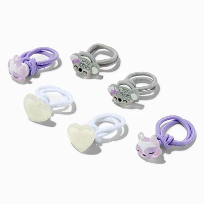 Claire's Club Koala Bear Hair Ties - 6 Pack