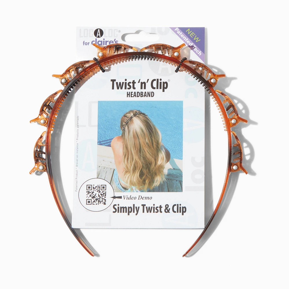 Localoc® for Claire's Twist 'n' Clip® Tortoiseshell Headband