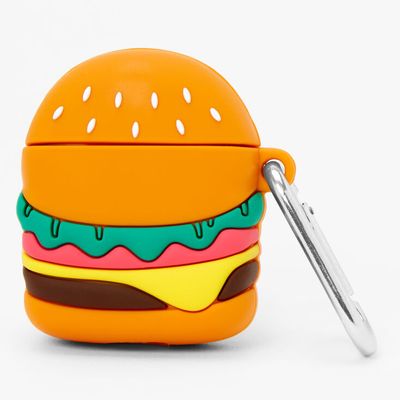 Cheeseburger Silicone Earbud Case Cover - Compatible With Apple AirPods