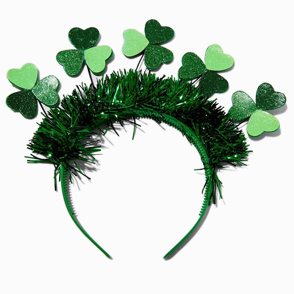 St. Patrick's Day Shamrock Deely Bopper Headband