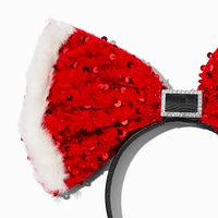 Big Santa Bow Headband