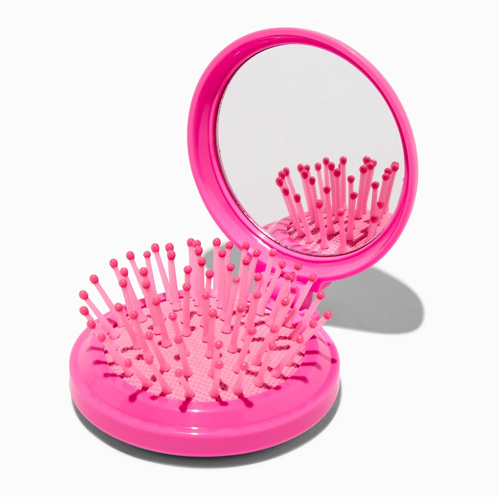 Critter Snack Food Pop-Up Hair Brush