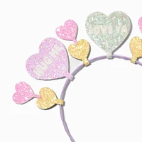 Candy Hearts Glitter Deely Bopper Headband