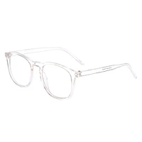 Solar Blue Light Reducing Round Retro Clear Lens Frames