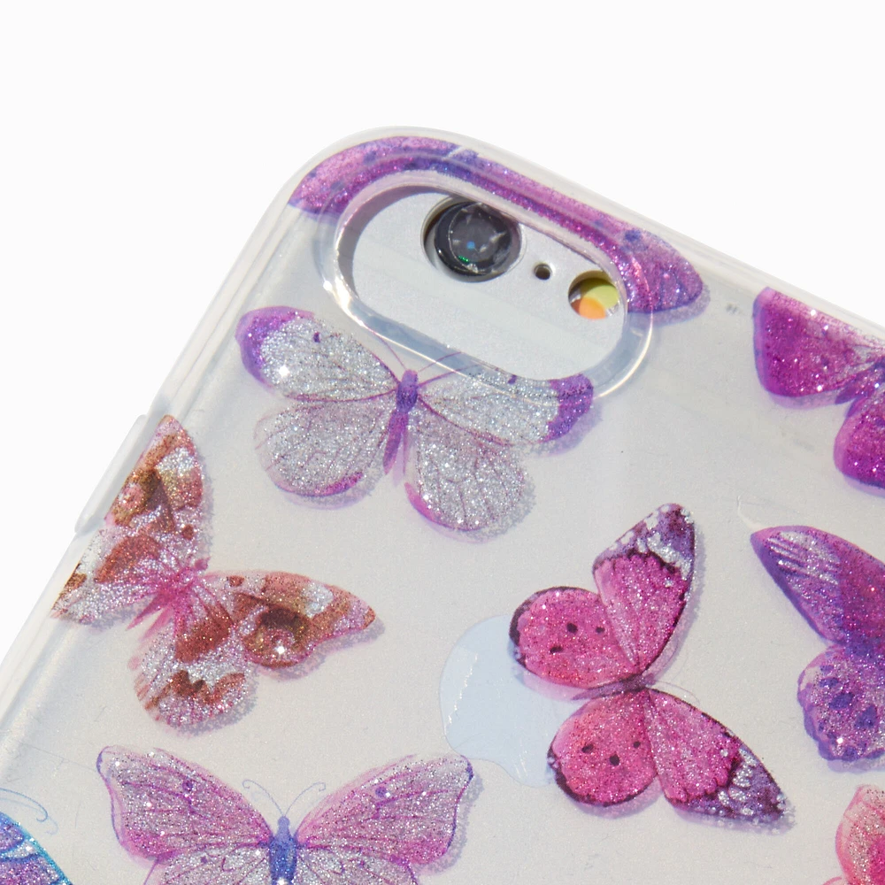 Glittery Butterflies Phone Case - Fits iPhone® 6/7/8/SE