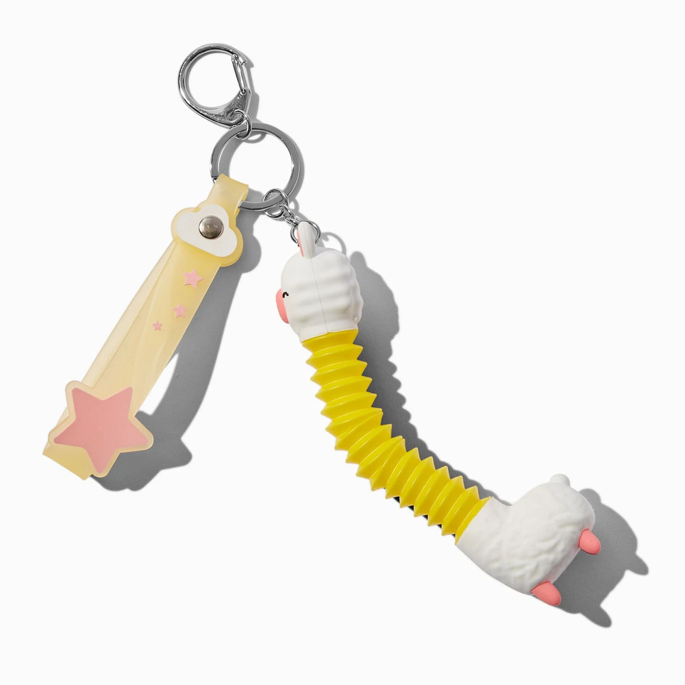 Stretchy Llama Wristlet Keychain