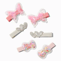 Claire's Club Mixed Shaker Hair Clips - 6 Pack