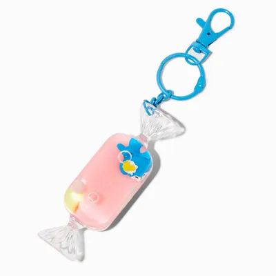 Penguin Candy Water-Filled Glitter Keychain