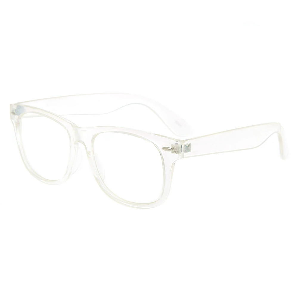 Holographic Retro Clear Lens Frames