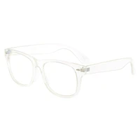 Holographic Retro Clear Lens Frames
