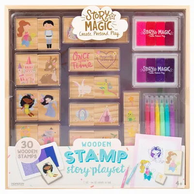 Story Magic™ Mini Wooden Stamp Story Playset