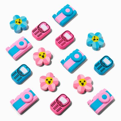 Trendy Icons Erasers (15 Pack)