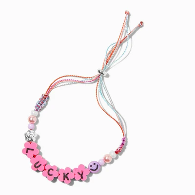 Lucky Beaded Adjustable Bracelet