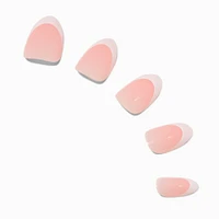 French Tip Squoval Vegan Faux Nail Set - 24 Pack