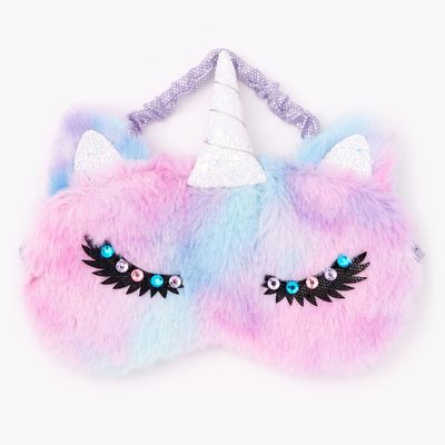 Furry Ombre Unicorn Sleeping Mask