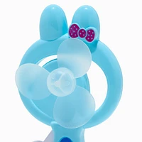 Blue Bunny Hand Crank Fan