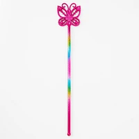 Claire's Club Neon Rainbow Butterfly Wand