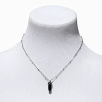 Black Mystical Gem Pendant Necklace