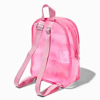 Claire's Club Transparent Shaker Heart Backpack