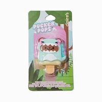 Pucker Pops® Bear in Dino Costume Lip Gloss - Blue Raspberry