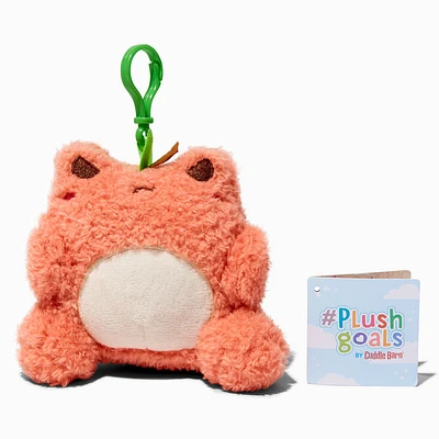 Cuddle Barn® Plush Goals 4'' Peach Wawa Plush Bag Clip
