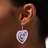 Pulsing Heart Drop Earrings