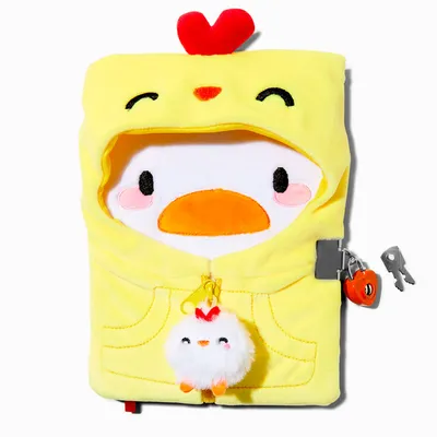 Chicken Hoodie Duck Lock Diary