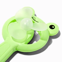 Green Frog Hand Crank Fan