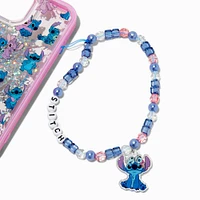 Disney Stitch Claire's Exclusive BFF Beaded Phone Wrist Strap