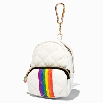 Sequin Unicorn Mini Backpack Keychain - Rainbow  Glitter backpack, Backpack  keychains, Mini backpack