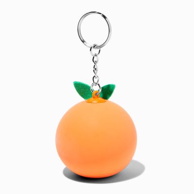Orange Stress Ball Keychain
